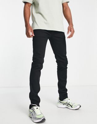 Diesel Sleenker skinny jeans in black  - ASOS Price Checker