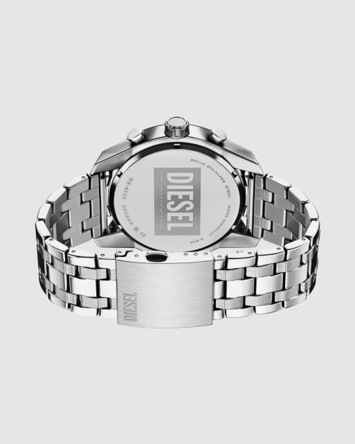 Diesel Split chronograph stainless steel watch in silver, 4 of 4