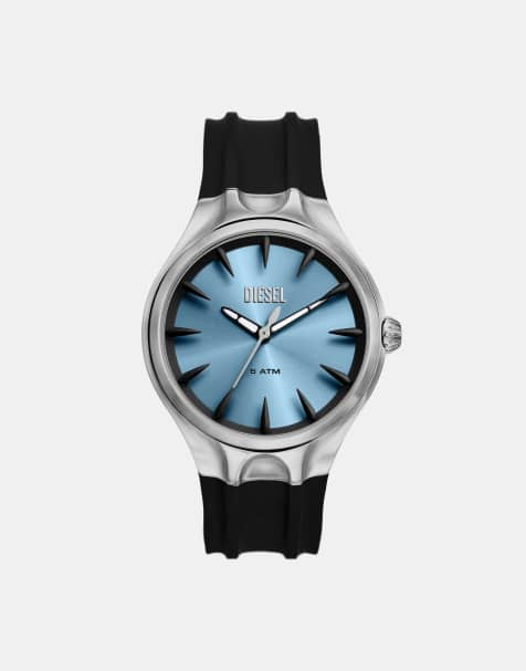 Diesel – Streamline – Herrenuhr aus Silikon in Schwarz - view 1