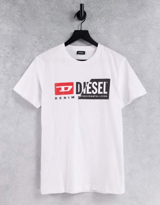 Maglia diesel bianca deals