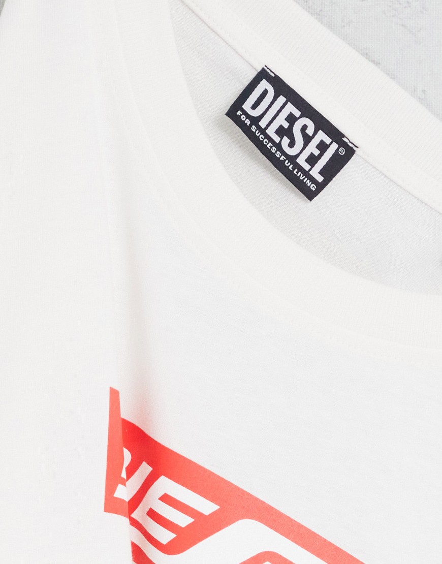 T-Diegor - T-shirt bianca-Bianco - Diesel T-shirt donna  - immagine2