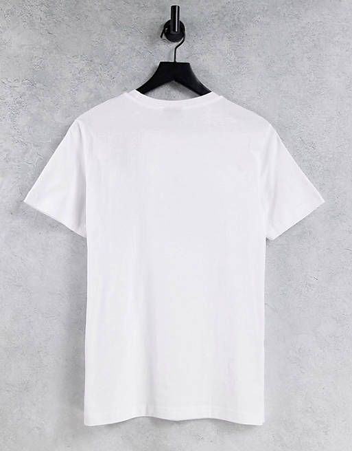Men Diesel t-diegos-k16 patch logo t-shirt in white 