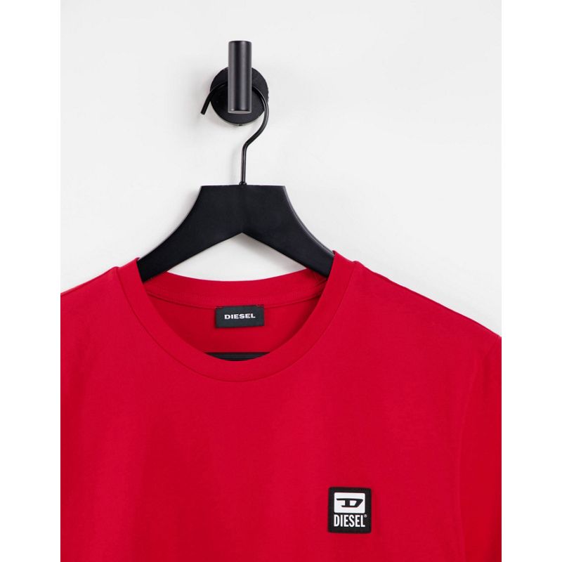 Designer  Diesel - T-Diegos-K30 - - T-shirt rossa con logo