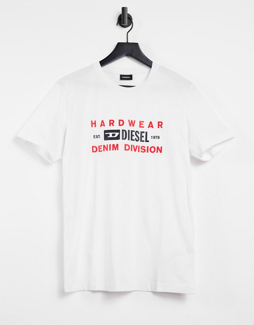 Diesel t-diegos k32 t-shirt in white