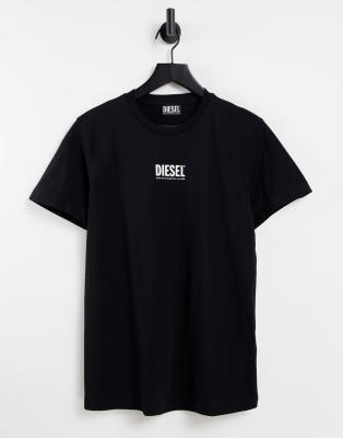 Diesel t-diegos small logo t-shirt in black