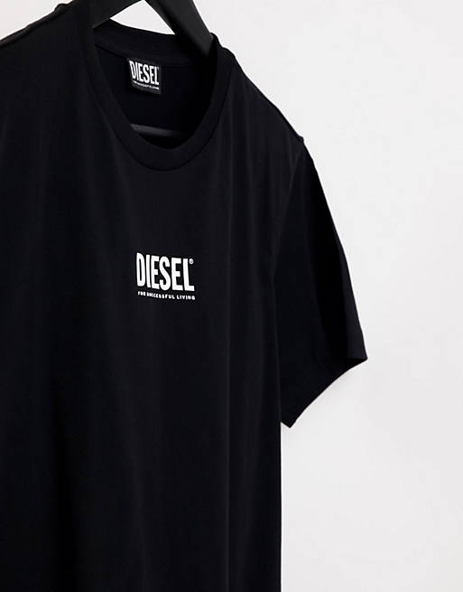  Diesel t-diegos small logo t-shirt in black 