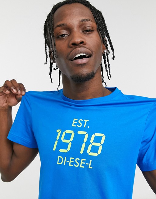 Diesel T-Diegos X42 t-shirt in blue