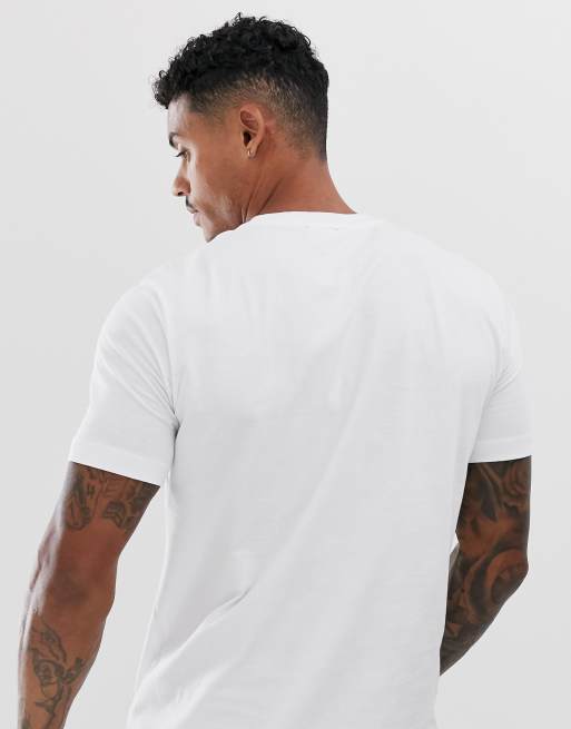Diesel T-Just Division logo t-shirt in white | ASOS