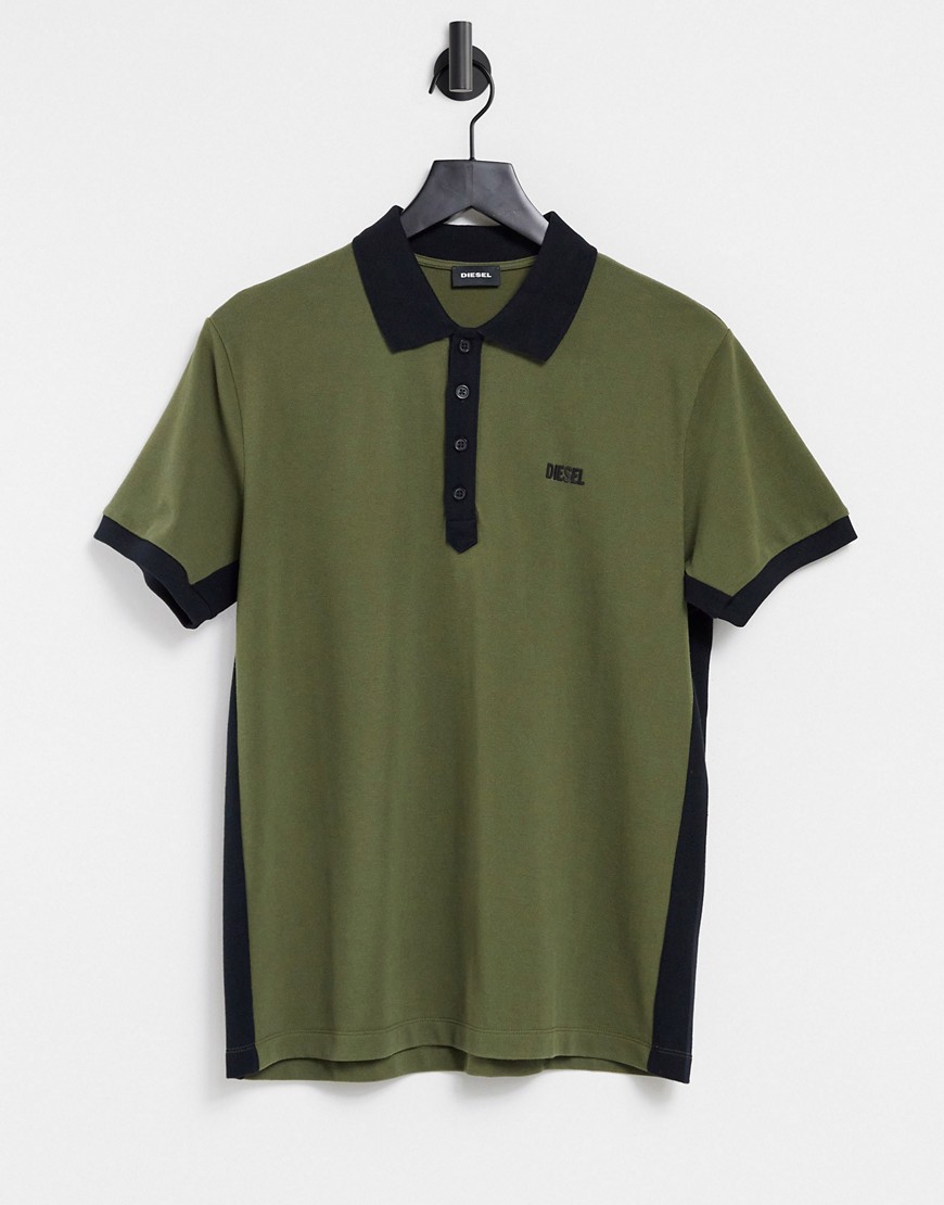 Diesel T-Skatt polo shirt-Green