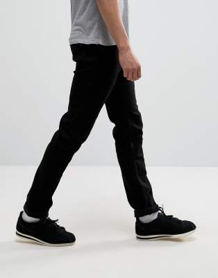 diesel tepphar slim carrot jeans black