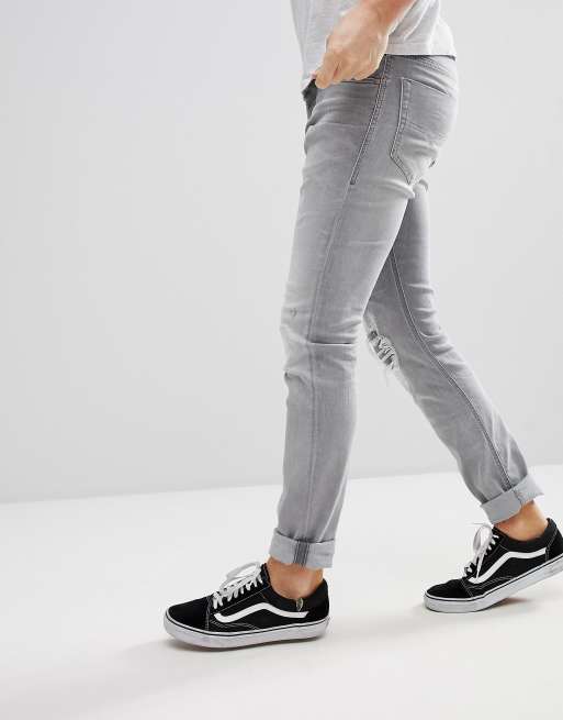 Diesel tepphar best sale grey jeans