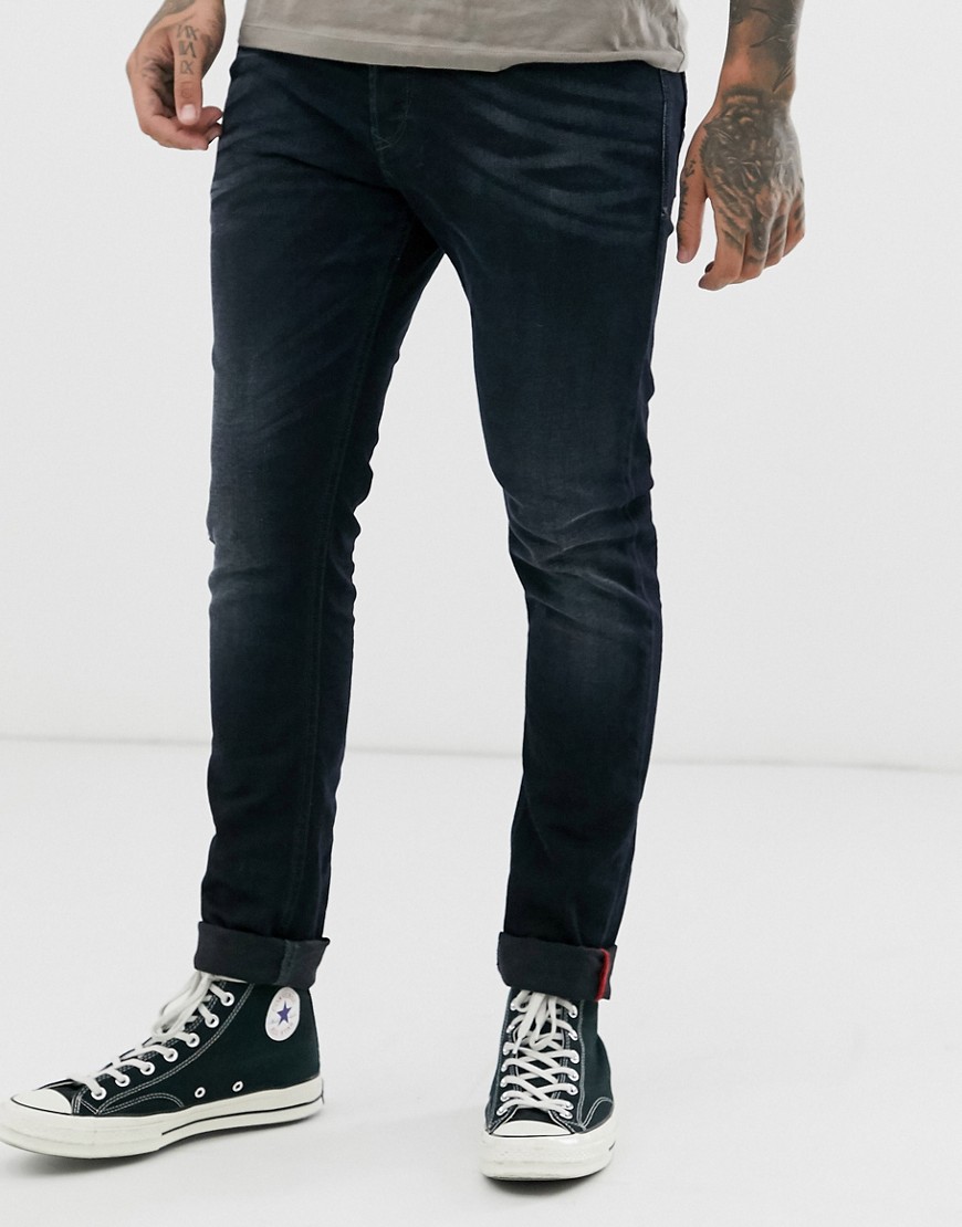 Diesel - Tepphar-X - Slim-fit smaltoelopende jeans in 0679R dark wash-Blauw