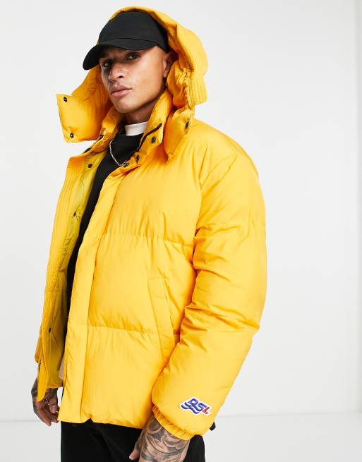 Diesel W-Rolf-FD puffer jacket in yellow