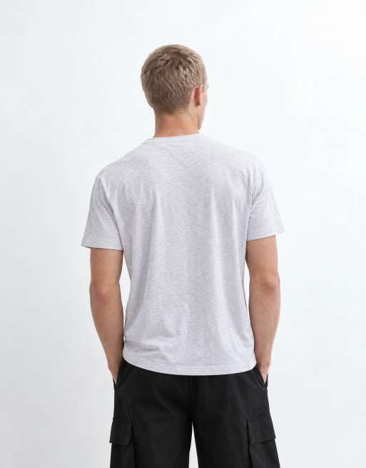 Dime catfish graphic regular fit t-shirt in grey, 6 of 8