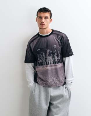 Dime Year Of The Horse Relaxed Fit Jersey In Black