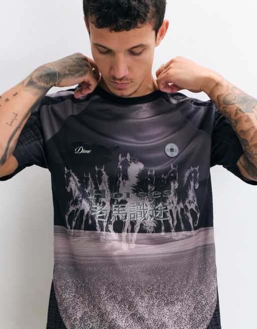 Dime year of the horse relaxed fit jersey in black, 2 of 5