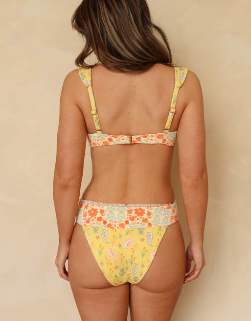 Dippin' Daisy's Athena underwire bikini top in cala bassa, 2 of 7