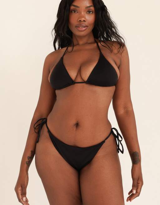 Dippin' Daisy's Bondi cheeky bikini bottom in black, 5 of 7