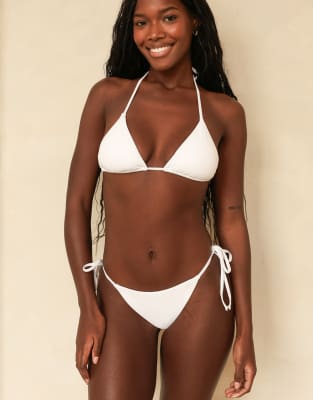 Dippin Daisys Bondi Cheeky Bikini Bottom In White