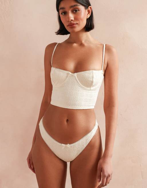 Dippin' Daisy's Cherie tankini top in crème, 4 of 4