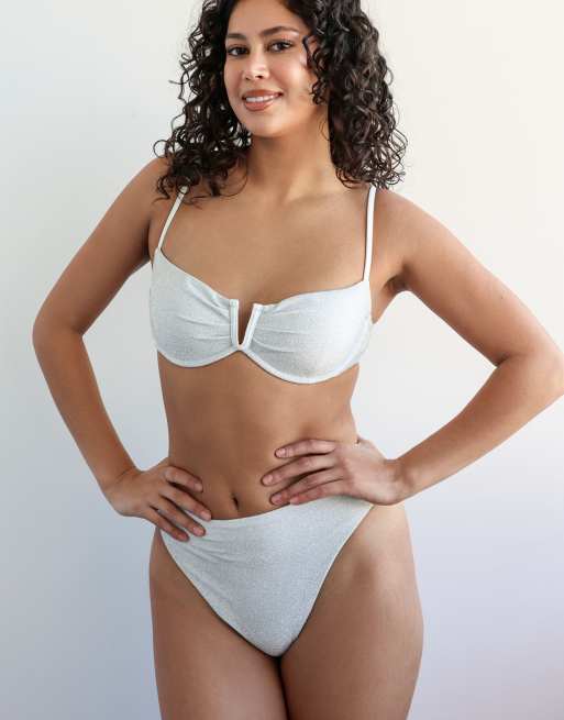 Dippin' Daisy's Diana underwire bikini top in diamond, 5 of 7