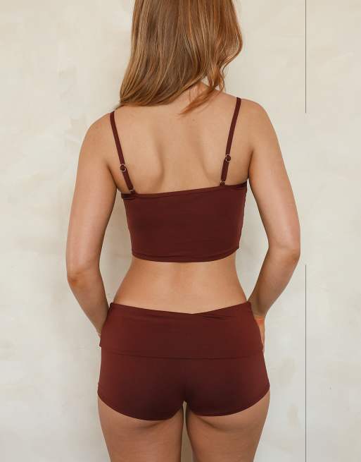 Dippin' Daisy's Hanalei tankini top in mocha, 2 of 4