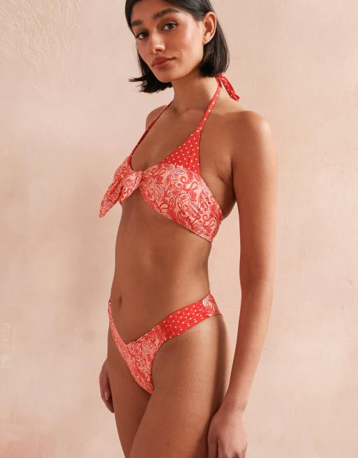 Dippin' Daisy's La Plage triangle bikini top in antibes, 3 of 4