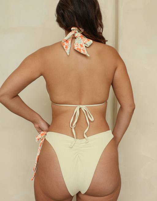Dippin' Daisy's Mallorca super cheeky bikini bottom in papyrus, 7 of 7