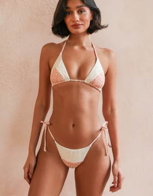 Dippin Daisys Monaco Super Cheeky Bikini Bottoms In Red