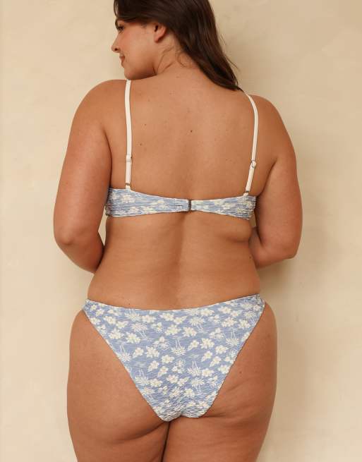 Dippin' Daisy's Nocturnal cheeky bikini bottom in ocean spray, 7 of 7