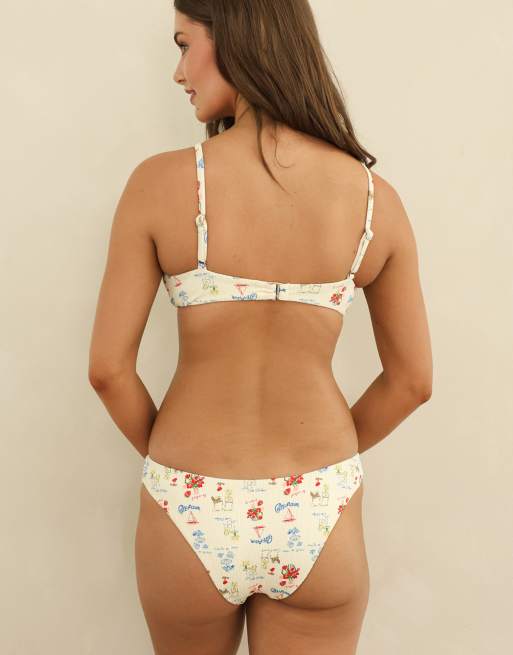 Dippin' Daisy's Nocturnal cheeky bikini bottoms in cap-ferrat, 2 of 4