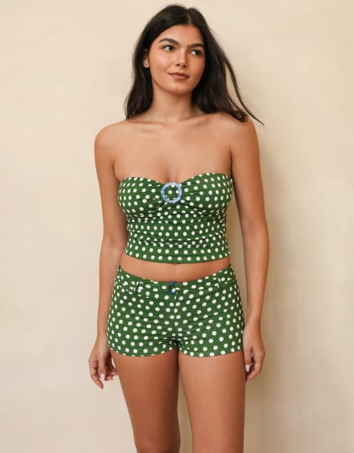 Dippin' Daisy's Reneta shorts in luna verde, 4 of 4