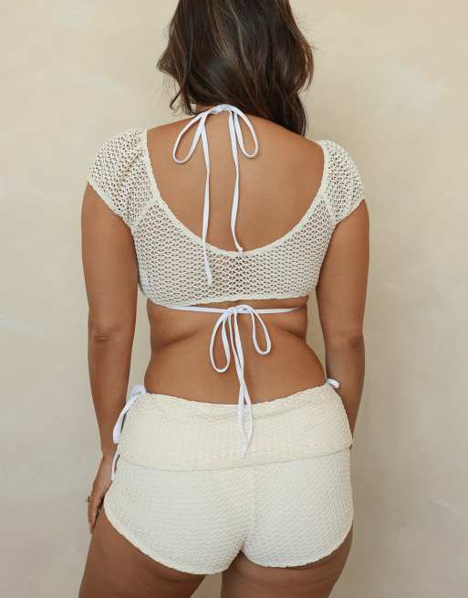Dippin' Daisy's Ricky crop top in full moon, 7 of 7