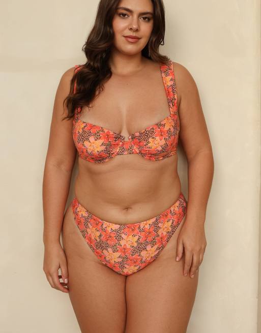 Dippin' Daisy's Seashore cheeky bikini bottom in fiesta, 5 of 7