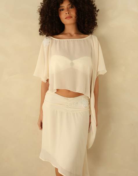 Dippin' Daisy's Sunbeam skirt in dove - view 1