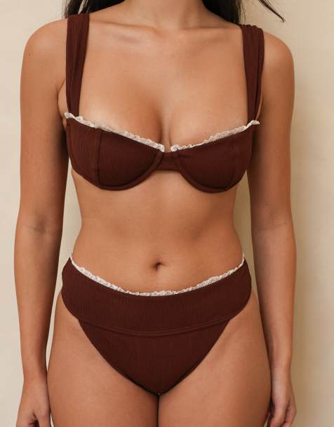 Dippin' Daisy's Sydney cheeky bikini bottom in terra - view 1