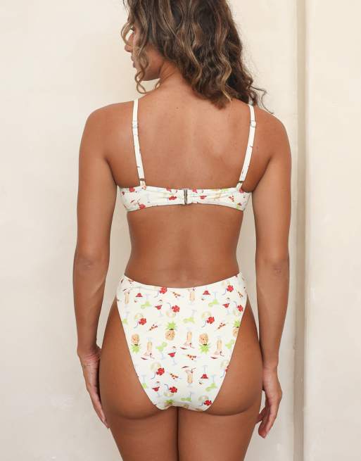 Dippin' Daisy's West coast underwire bikini top in pina colada, 2 of 7