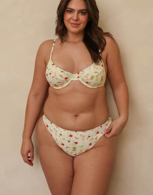 Dippin' Daisy's West coast underwire bikini top in pina colada, 5 of 7
