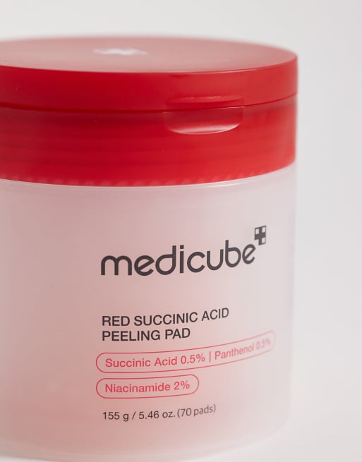 Discos exfoliantes con pantenol Red Succinic Acid de MEDICUBE (70 unidades), 4 de 4