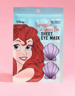 Beauty Extras Disney Ariel Eye Mask - Cucumber and Green Tea - Ariel