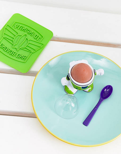 Disney Buzz Lightyear egg cup & toast cutter