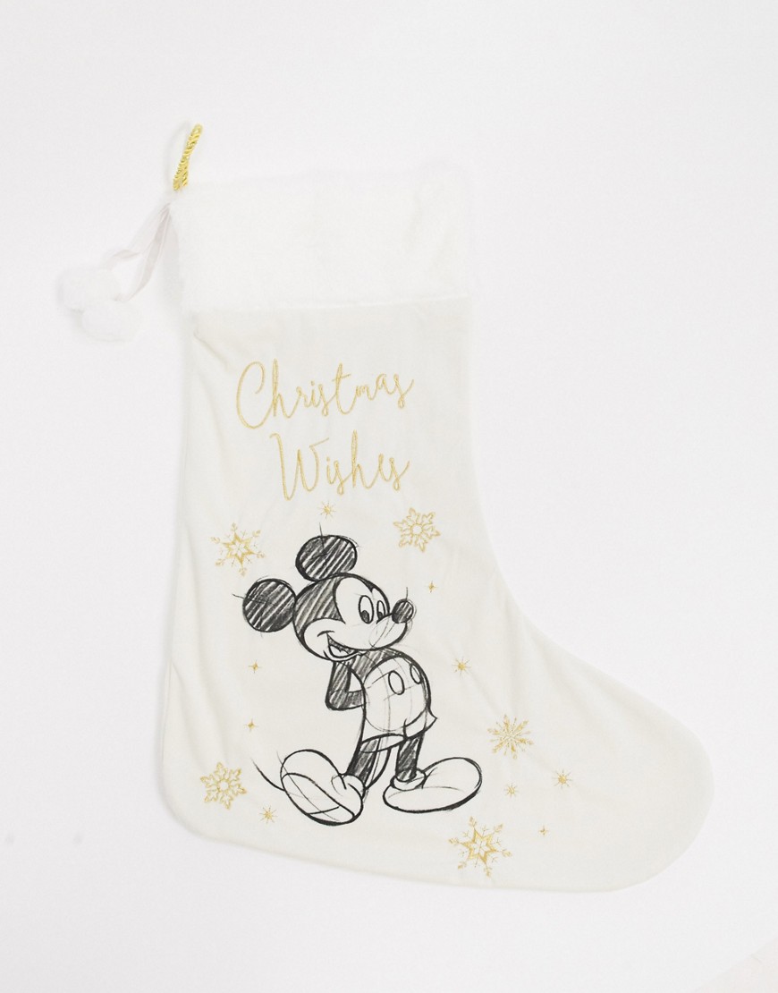 Disney Christmas - Kerstsok met Mickey-Wit