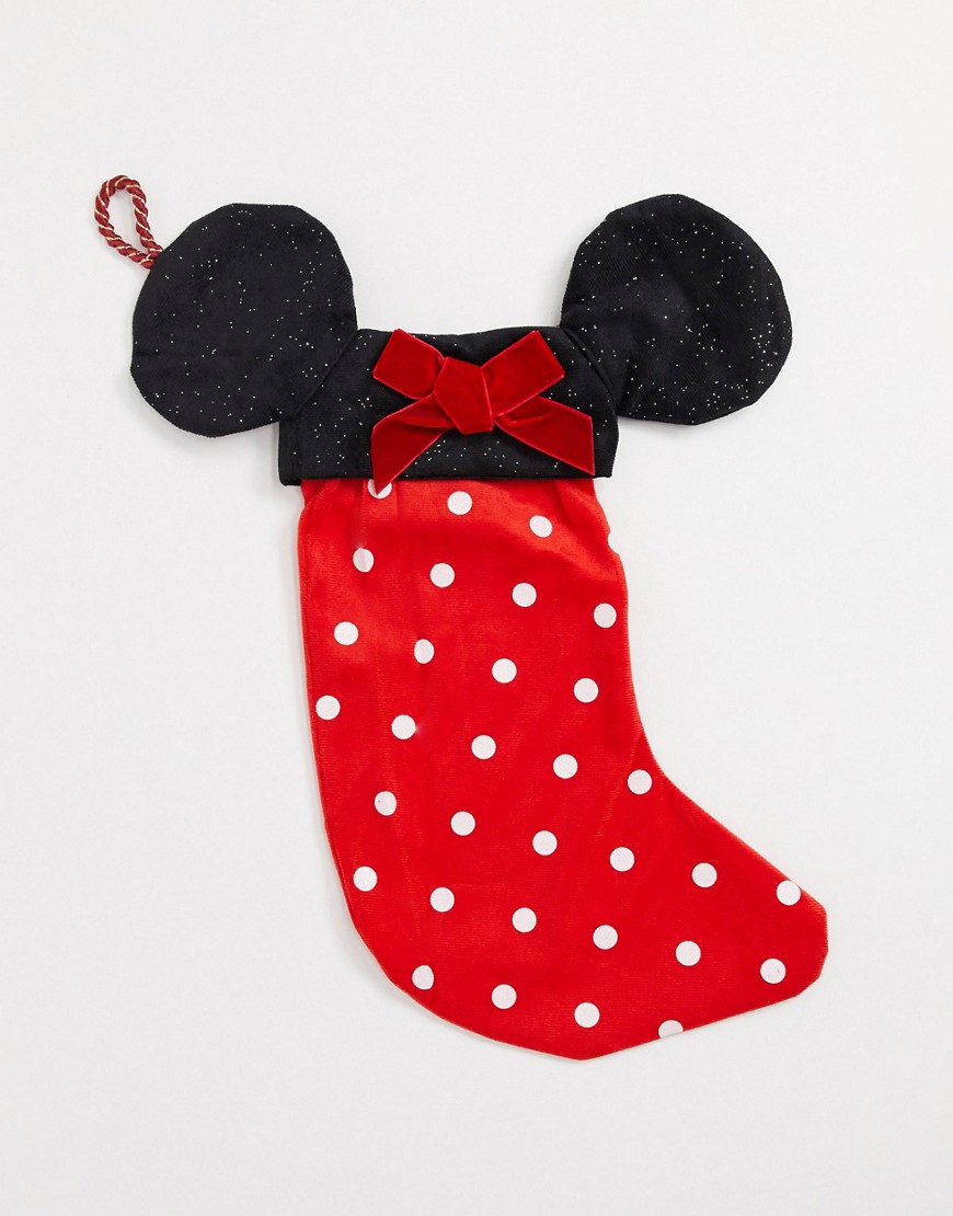 Disney Christmas Minnie mini stocking-Black