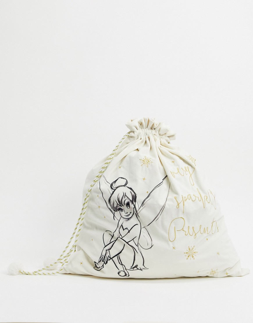 Disney Christmas Tinkerbell present sack-Cream