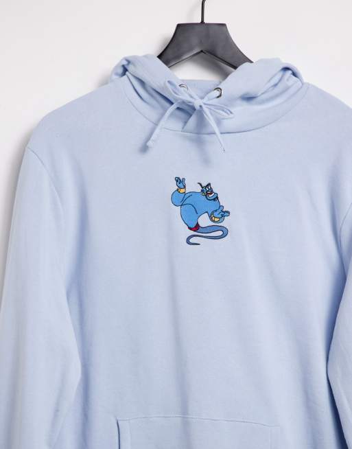 Disney Genie embroidered hoodie in blue | ASOS