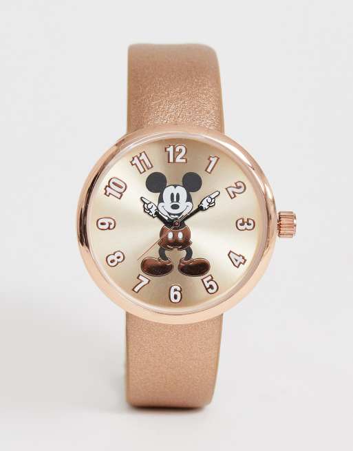 Rose gold discount minnie mouse watch