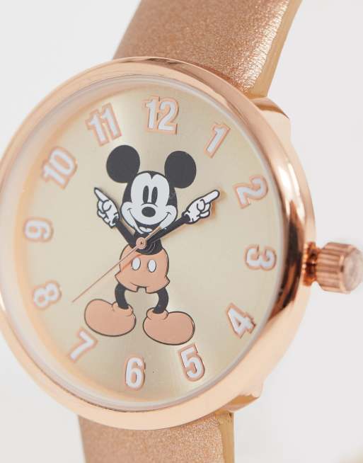 Disney Mickey Mouse Montre femme Or rose