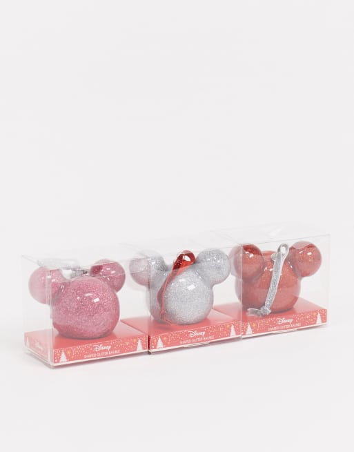 Disney - Mickey - Weihnachtsbaumschmuck, 3-er Pack