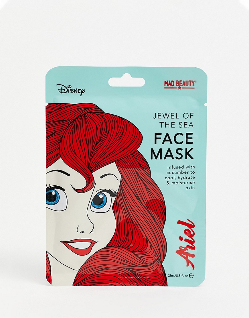 Disney Princess Ariel Sheet Face Mask-No color
