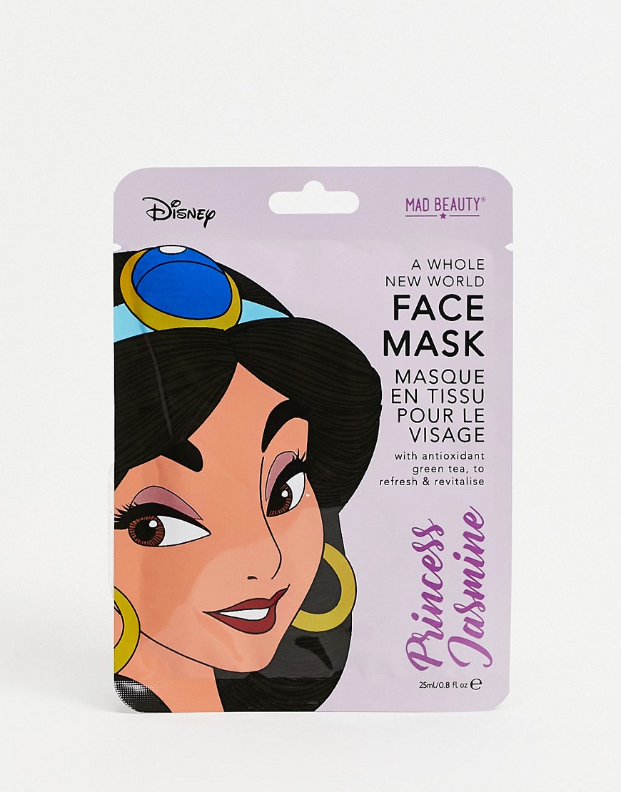 Disney Princess Jasmine Sheet Face Mask-No color